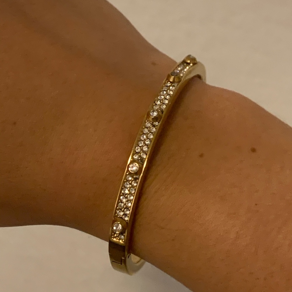 Michael Kors Gold/CZ Bangle